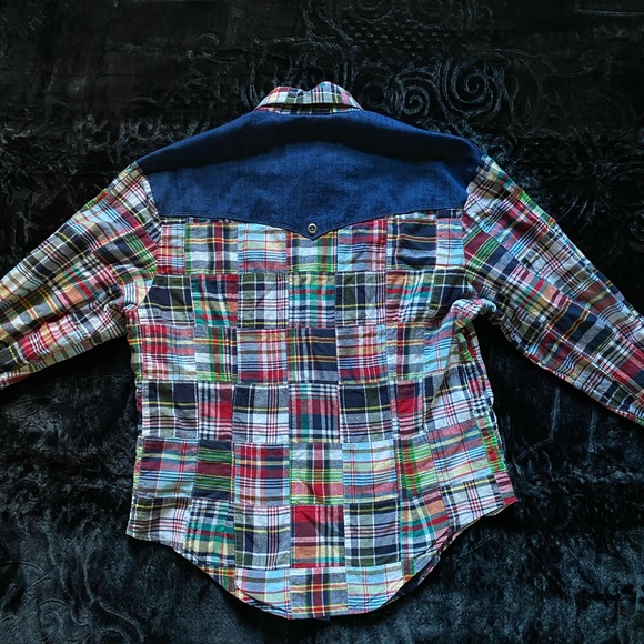 Unique Patchwork Button Up - Picture 2 of 2